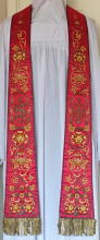Red Preaching Stole